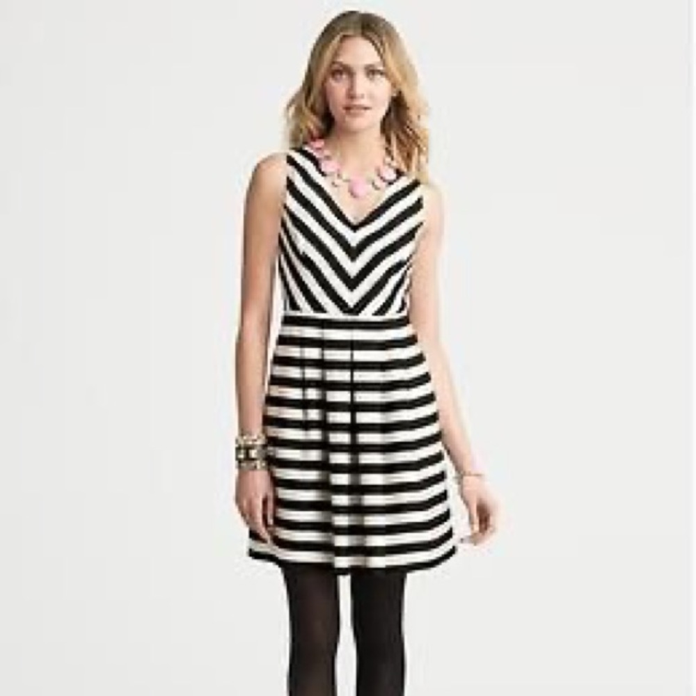 Banana Republic Striped Cocktail Dress (NWT)
